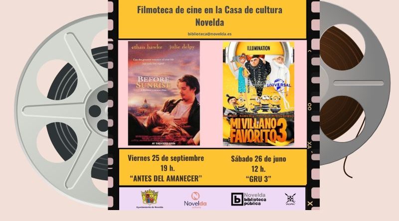 Filmoteca de cine en la Casa de cultura de Novelda